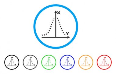 Noktalı Gauss yuvarlak simge arsa