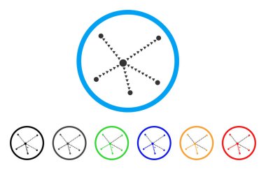 Simge noktalı ilişkileri yuvarlak