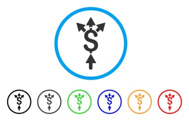 Ödeme yuvarlak simge bölmek