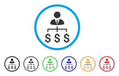 Patron ödemeleri yuvarlandığında simgesi