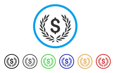 Mali defne çelengi simgesi yuvarlak