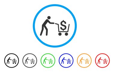 Yuvarlak simge nakit