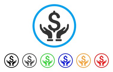 Finans Sigorta eller yuvarlak simge