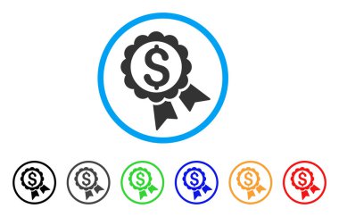 Seçme fiyat etiketi yuvarlak simge