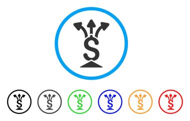 Mali toplayıcı yuvarlak simge