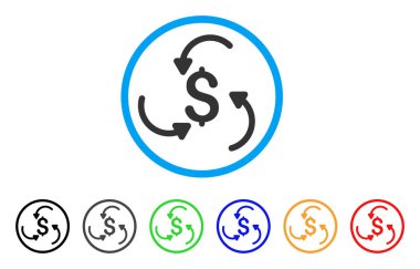 Para girdap yuvarlak simge