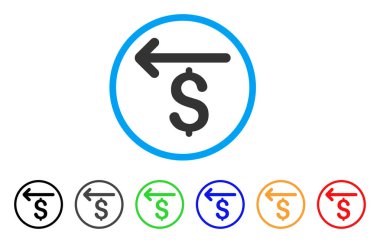 Cashback yuvarlak simge