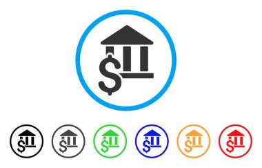 Ödeme Kütüphane yuvarlak simge