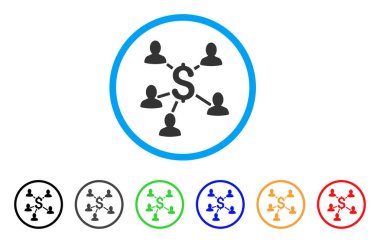 Ödeme müşteri simgesini yuvarlak