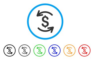 Denge yuvarlak simge Yenile