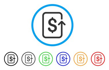 Ters işlem yuvarlak simge