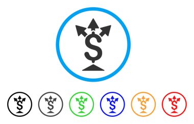 Split ödeme yuvarlak simge