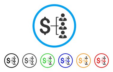 Personel ödeme yuvarlak simge