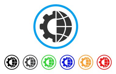 Uluslararası Üretim yuvarlak simge