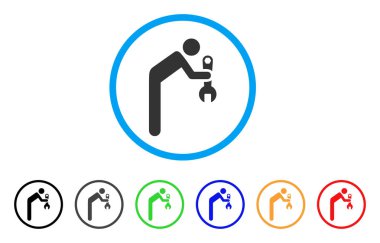 Asker yuvarlak simge