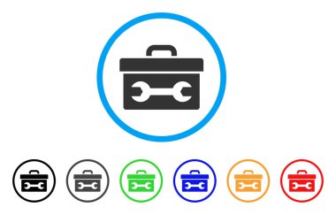 Yuvarlak araç kutusu simgesi