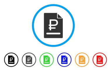 Simge Rublesi Bill yuvarlak