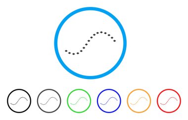 Noktalı işlevi satır yuvarlak simge