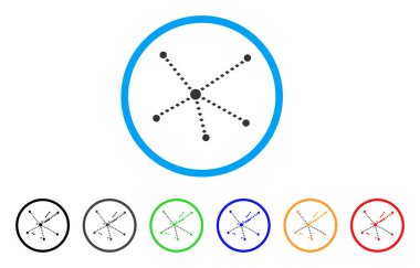 Simge noktalı ilişkileri yuvarlak