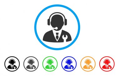 Hizmet Yöneticisi simgesini yuvarlak