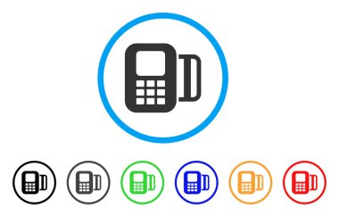 Kartı Terminal yuvarlak simge