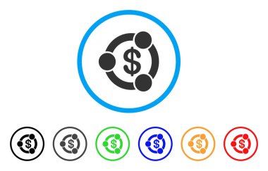 Mali işbirliği yuvarlak simge