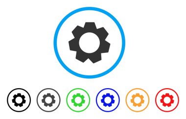 Dişli yuvarlak simge