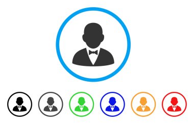 Beyefendi yuvarlak simge