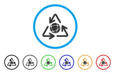 Küresel yuvarlak simge