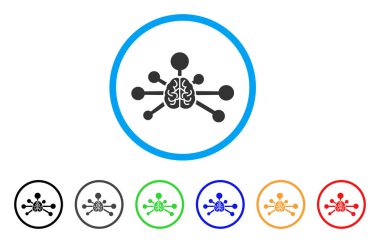 Denetim yuvarlak simge Linkler mind