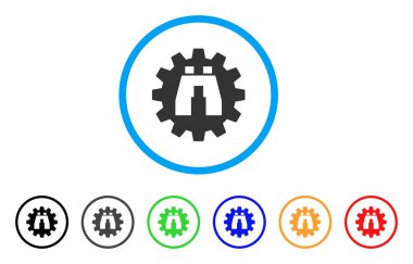 Dürbün seçenekleri yuvarlak simgesini bulun