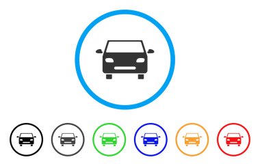 Araba yuvarlak simge