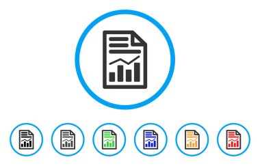 Grafikleri sayfa simgesi yuvarlak