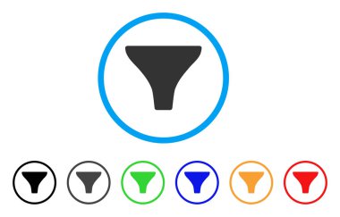 Filtre yuvarlak simgesi