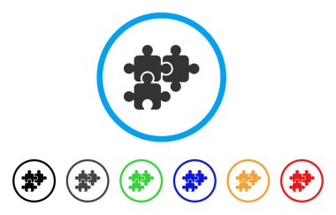 Öğeleri yuvarlak simge bulmaca