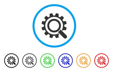 Dişli yuvarlak simge arama seçenekleri