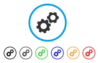 Gears'ı yuvarlak simge