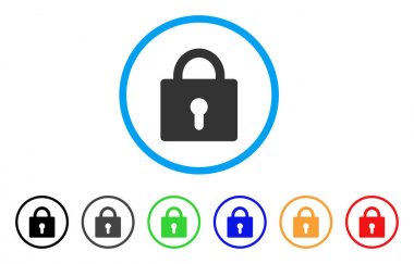 Yuvarlak kilit simgesi