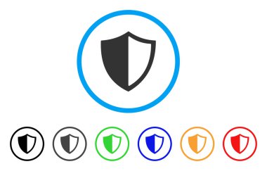 Yuvarlak kalkan simgesi