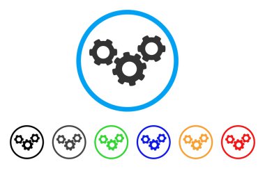 Sistem vites yuvarlak simge