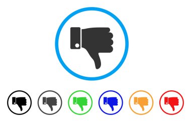 Başparmak yuvarlak simge