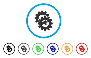 Gears'ı yuvarlak simge