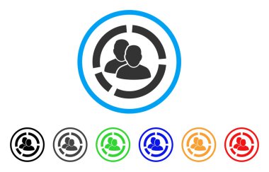 Kullanıcı diyagram yuvarlak simge