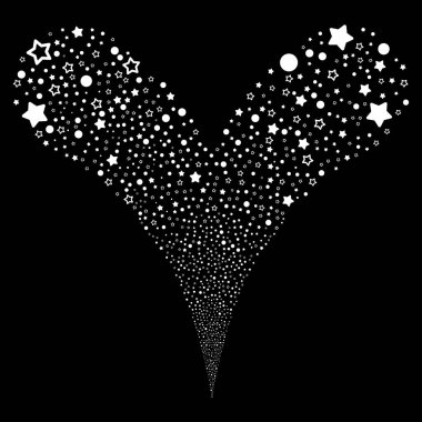 Konfeti yıldız çeşme dere