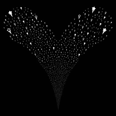 Konfeti yıldız çeşme dere