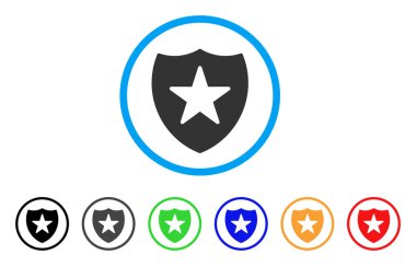 Koruma Kalkanı yuvarlak simge