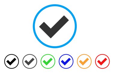 Evet yuvarlak simge kene