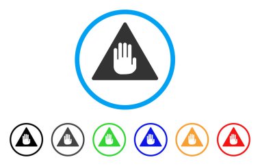 Uyarı yuvarlak simgesi