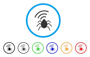 Radyo hata yuvarlak simge