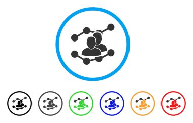 Seyirci eğilimleri yuvarlak simge